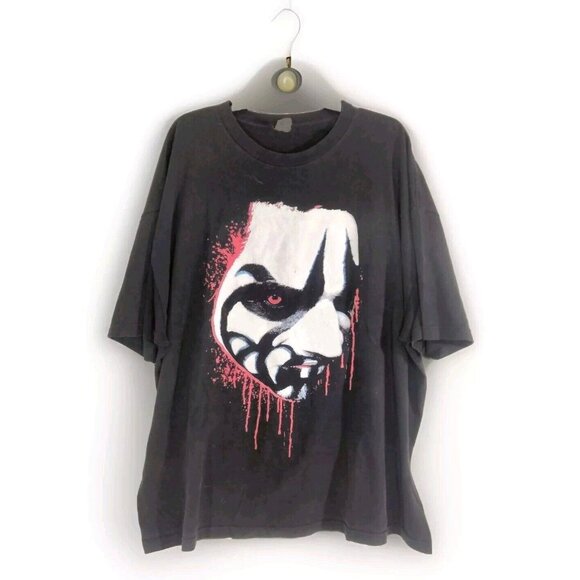 ICP MADROX Giant Bloody Face  T Shirt JUGGALO Double sided RARE XL Vinta… - Picture 2 of 5